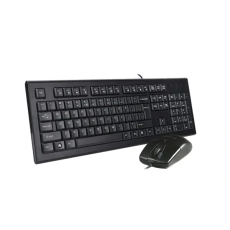 Kit TASTATURA si Mouse A4TECH, &quot;KR-85+OP-620D&quot;, cu fir, 104 taste format standard, mouse 1000dpi, 4/1 butoane, negru, &quot;KR-8520D-USB&quot; (include TV 0.8lei)