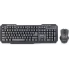 KIT wireless GEMBIRD, tastatura wireless multimedia 104 taste (+ 8 taste multimedia) + mouse wireless 1000dpi, 4 butoane, rotita scroll, black "KBS-WM-02"