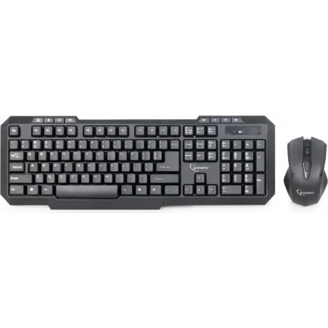 KIT wireless GEMBIRD, tastatura wireless multimedia 104 taste (+ 8 taste multimedia) + mouse wireless 1000dpi, 4 butoane, rotita scroll, black "KBS-WM-02"
