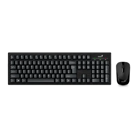 KIT wireless GENIUS, tastatura wireless 104 taste (slim) + mouse wireless 1000dpi, 3 butoane, black, &quot;KM-8101&quot;, SmartGenius app &quot;31340014400&quot;  (include TV 0.8lei)