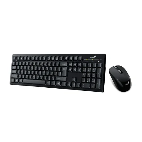 KIT wireless GENIUS, tastatura wireless 104 taste (slim) + mouse wireless 1000dpi, 3 butoane, black, &quot;KM-8101&quot;, SmartGenius app &quot;31340014400&quot;  (include TV 0.8lei)