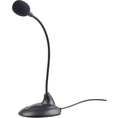MICROFON GEMBIRD, suport tip &quot;picior&quot;, conector Jack 3.5 mm, negru, &quot;MIC-205&quot; (include TV 0.03 lei)