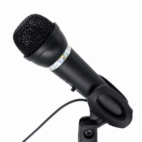 MICROFON GEMBIRD, suport tip &quot;picior&quot;, conector Jack 3.5 mm, negru, &quot;MIC-D-04&quot; (include TV 0.03 lei)x