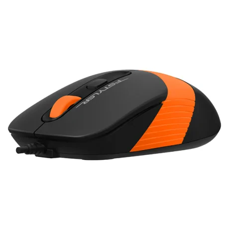 MOUSE A4tech, &quot;FM10&quot;, PC sau NB, cu fir, USB, optic, 1600 dpi, butoane/scroll 4/1, , negru / portocaliu, &quot;FM10 Orange&quot; (include TV 0.18lei)