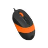 MOUSE A4tech, &quot;FM10&quot;, PC sau NB, cu fir, USB, optic, 1600 dpi, butoane/scroll 4/1, , negru / portocaliu, &quot;FM10 Orange&quot; (include TV 0.18lei)