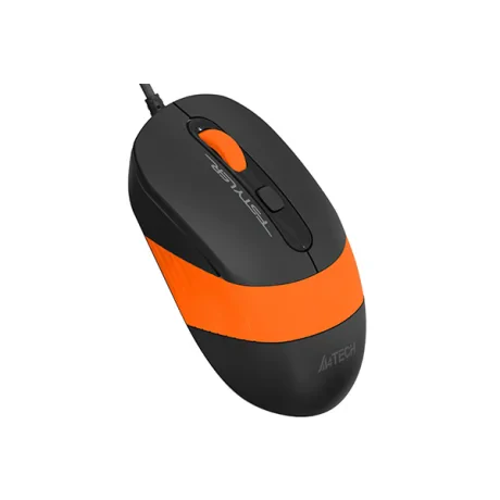 MOUSE A4tech, &quot;FM10&quot;, PC sau NB, cu fir, USB, optic, 1600 dpi, butoane/scroll 4/1, , negru / portocaliu, &quot;FM10 Orange&quot; (include TV 0.18lei)
