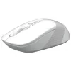 Mouse  A4tech, gaming, wireless, 2.4GHz, optic, 2000 dpi, butoane/scroll 4/1, buton selectare viteza,  alb/ gri, &quot;FG10 White&quot;