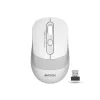Mouse  A4tech, gaming, wireless, 2.4GHz, optic, 2000 dpi, butoane/scroll 4/1, buton selectare viteza,  alb/ gri, &quot;FG10 White&quot;