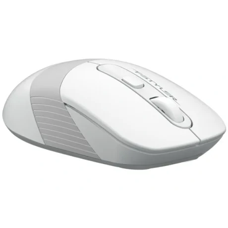 Mouse  A4tech, gaming, wireless, 2.4GHz, optic, 2000 dpi, butoane/scroll 4/1, buton selectare viteza,  alb/ gri, &quot;FG10 White&quot;