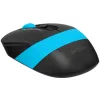MOUSE A4tech, gaming, wireless, 2.4GHz, optic, 2000 dpi, butoane/scroll 4/1, buton selectare viteza, negru / albastru, &quot;FG10 Blue&quot; (include TV 0.18lei)