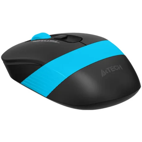 MOUSE A4tech, gaming, wireless, 2.4GHz, optic, 2000 dpi, butoane/scroll 4/1, buton selectare viteza, negru / albastru, &quot;FG10 Blue&quot; (include TV 0.18lei)