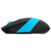 MOUSE A4tech, gaming, wireless, 2.4GHz, optic, 2000 dpi, butoane/scroll 4/1, buton selectare viteza, negru / albastru, &quot;FG10 Blue&quot; (include TV 0.18lei)