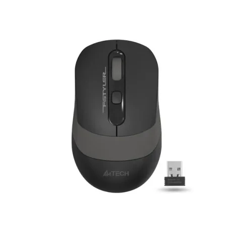MOUSE A4tech, gaming, wireless, 2.4GHz, optic, 2000 dpi, butoane/scroll 4/1, buton selectare viteza, negru / gri, "FG10 Grey" (include TV 0.18lei)