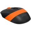 MOUSE A4tech, gaming, wireless, 2.4GHz, optic, 2000 dpi, butoane/scroll 4/1, buton selectare viteza, negru / portocaliu, &quot;FG10 Orange&quot; (include TV 0.18lei)