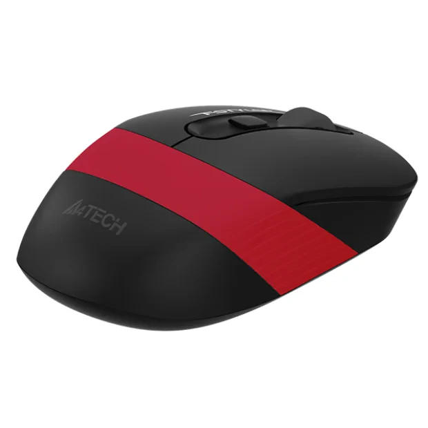 MOUSE A4tech, gaming, wireless, 2.4GHz, optic, 2000 dpi, butoane/scroll 4/1, buton selectare viteza, negru / rosu, &quot;FG10 Red&quot; (include TV 0.18lei)