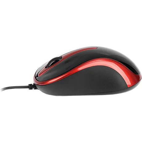 MOUSE A4tech, &quot;N 350&quot;, PC sau NB, cu fir, USB, optic, 1000 dpi, butoane/scroll 3/1, , negru / rosu, &quot;N-350-2&quot; (include TV 0.18lei)