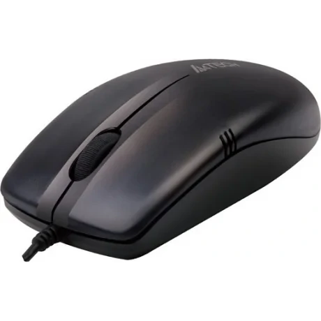 MOUSE A4tech, PC sau NB, cu fir, USB, optic, 1000 dpi, butoane/scroll 3/1, , negru, "OP-530NU" (include TV 0.18lei)
