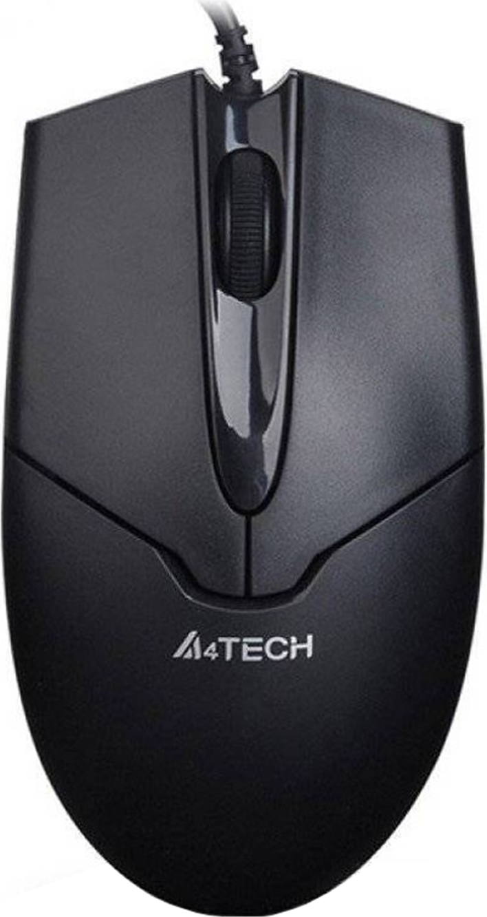 MOUSE A4tech, PC sau NB, cu fir, USB, optic, 1000 dpi, butoane/scroll 3/1, , negru, "OP-550NU-1" (include TV 0.18lei) thumb
