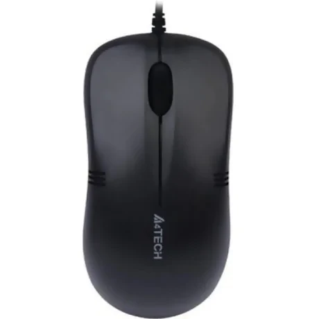 MOUSE A4tech, PC sau NB, cu fir, USB, optic, 1000 dpi, butoane/scroll 3/1, , negru, "OP-560NU-1" (include TV 0.18lei)