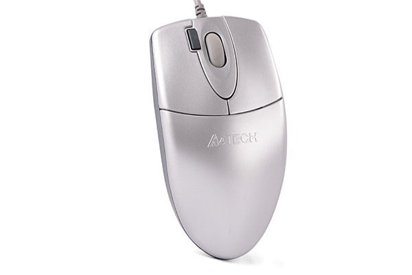 MOUSE A4tech, PC sau NB, cu fir, USB, optic, 1000 dpi, butoane/scroll 4/1, buton selectare viteza, gri, "OP-620D-SL" (include TV 0.18lei) thumb