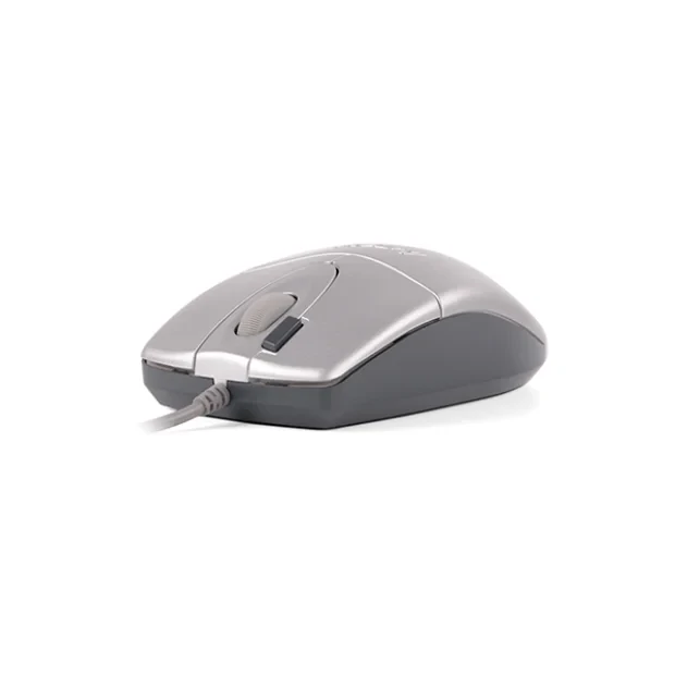 MOUSE A4tech, PC sau NB, cu fir, USB, optic, 1000 dpi, butoane/scroll 4/1, buton selectare viteza, gri, &quot;OP-620D-SL&quot; (include TV 0.18lei)