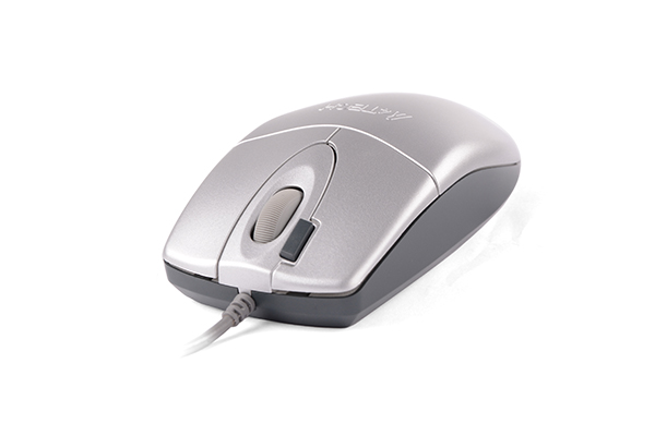 MOUSE A4tech, PC sau NB, cu fir, USB, optic, 1000 dpi, butoane/scroll 4/1, buton selectare viteza, gri, "OP-620D-SL" (include TV 0.18lei) thumb