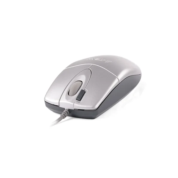 MOUSE A4tech, PC sau NB, cu fir, USB, optic, 1000 dpi, butoane/scroll 4/1, buton selectare viteza, gri, &quot;OP-620D-SL&quot; (include TV 0.18lei)