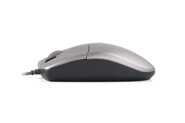 MOUSE A4tech, PC sau NB, cu fir, USB, optic, 1000 dpi, butoane/scroll 4/1, buton selectare viteza, gri, "OP-620D-SL" (include TV 0.18lei) thumb