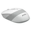 MOUSE A4tech, PC sau NB, cu fir, USB, optic, 1200 dpi, butoane/scroll 4/1, buton selectare viteza, alb / gri, &quot;FM10 White&quot; (include TV 0.18lei)