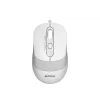 MOUSE A4tech, PC sau NB, cu fir, USB, optic, 1200 dpi, butoane/scroll 4/1, buton selectare viteza, alb / gri, &quot;FM10 White&quot; (include TV 0.18lei)