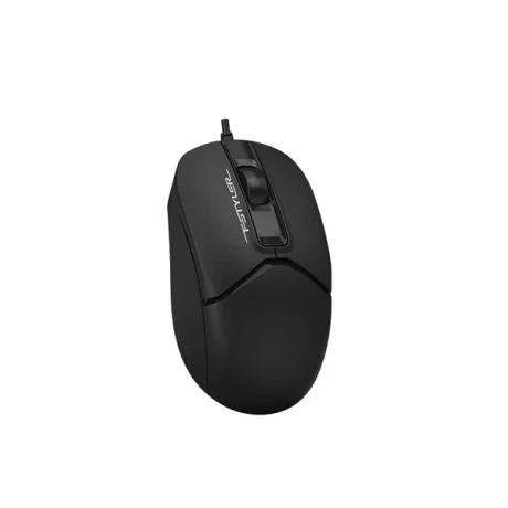 MOUSE A4tech, PC sau NB, cu fir, USB, optic, 1600 dpi, butoane/scroll 3/1, , negru, &quot;FM12 Black&quot; (include TV 0.18lei)