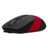 MOUSE A4tech, PC sau NB, cu fir, USB, optic, 1600 dpi, butoane/scroll 4/1, buton selectare viteza, negru / rosu, &quot;FM10 Red&quot; (include TV 0.18lei)
