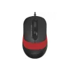 MOUSE A4tech, PC sau NB, cu fir, USB, optic, 1600 dpi, butoane/scroll 4/1, buton selectare viteza, negru / rosu, &quot;FM10 Red&quot; (include TV 0.18lei)