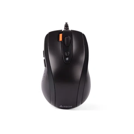 MOUSE A4tech, PC sau NB, cu fir, USB, optic, 1600 dpi, butoane/scroll 7/1, buton selectare viteza, negru, &quot;N-70FX-BK&quot; (include TV 0.18lei)