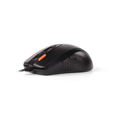 MOUSE A4tech, PC sau NB, cu fir, USB, optic, 1600 dpi, butoane/scroll 7/1, buton selectare viteza, negru, &quot;N-70FX-BK&quot; (include TV 0.18lei)