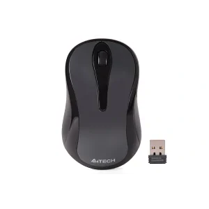 MOUSE A4tech, PC sau NB, wireless, 2.4GHz, optic, 1000 dpi, butoane/scroll 3/1, , gri, &quot;G3-280A-GG&quot; (include TV 0.18lei)