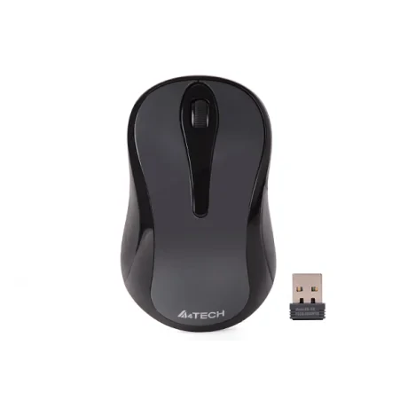 MOUSE A4tech, PC sau NB, wireless, 2.4GHz, optic, 1000 dpi, butoane/scroll 3/1, , gri, &quot;G3-280A-GG&quot; (include TV 0.18lei)