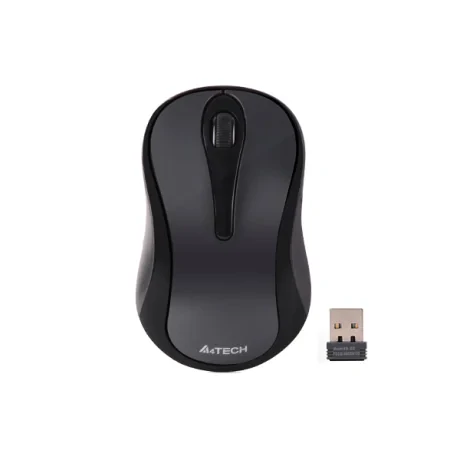 MOUSE A4tech, PC sau NB, wireless, 2.4GHz, optic, 1000 dpi, butoane/scroll 3/1, , gri, &quot;G3-280N-GG&quot; (include TV 0.18lei)
