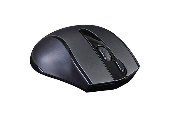 MOUSE A4tech, PC sau NB, wireless, 2.4GHz, optic, 1000 dpi, butoane/scroll 3/1, silent click, negru, "G9-500FS-BK" (include TV 0.18lei) thumb