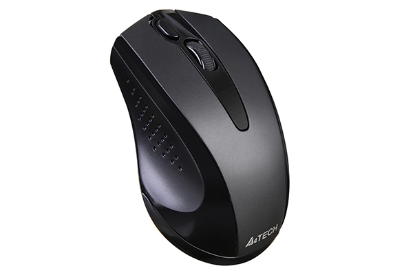 MOUSE A4tech, PC sau NB, wireless, 2.4GHz, optic, 1000 dpi, butoane/scroll 3/1, silent click, negru, "G9-500FS-BK" (include TV 0.18lei) thumb