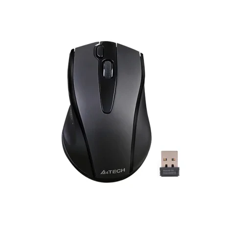 MOUSE A4tech, PC sau NB, wireless, 2.4GHz, optic, 1000 dpi, butoane/scroll 3/1, silent click, negru, &quot;G9-500FS-BK&quot; (include TV 0.18lei)