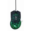 MOUSE GEMBIRD, gaming, cu fir, USB, optic, 3600 dpi, butoane/scroll 7/1, iluminare, cablu 1.5m, negru, &quot;MUSG-RGB-01&quot; (include TV 0.18lei)