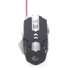 MOUSE GEMBIRD, gaming, cu fir, USB, optic, 4000 dpi, butoane/scroll 7/1, iluminare, butoane programabile, negru / gri, &quot;MUSG-05&quot; (include TV 0.18lei)