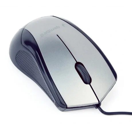 MOUSE GEMBIRD, PC sau NB, cu fir, USB, optic, 1000 dpi, butoane/scroll 3/1, , negru / gri, &quot;MUS-3B-02-BG&quot; (include TV 0.18lei)