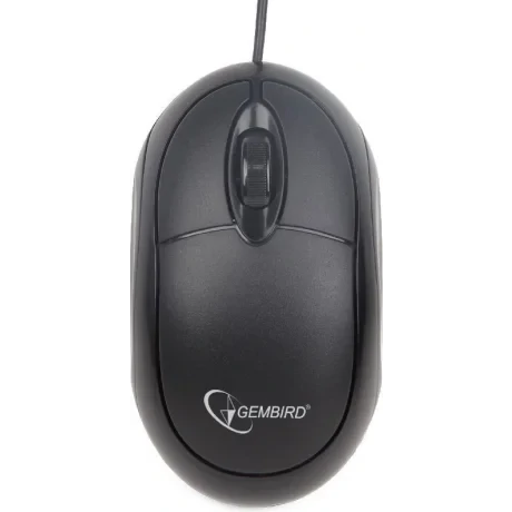 MOUSE GEMBIRD, PC sau NB, cu fir, USB, optic, 1000 dpi, butoane/scroll 3/1, , negru, &quot;MUS-U-01&quot; (include TV 0.18lei)