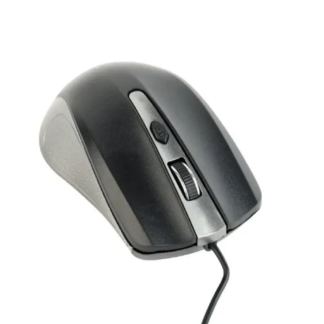MOUSE GEMBIRD, PC sau NB, cu fir, USB, optic, 1200 dpi, butoane/scroll 4/1, , negru / gri, &quot;MUS-4B-01-GB&quot; (include TV 0.18lei)