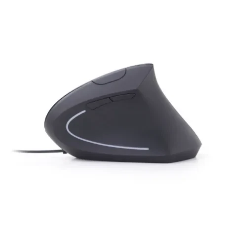 MOUSE GEMBIRD, PC sau NB, cu fir, USB, optic, 3200 dpi, butoane/scroll 6/1, ergonomic, negru, &quot;MUS-ERGO-01&quot; (include TV 0.18lei)
