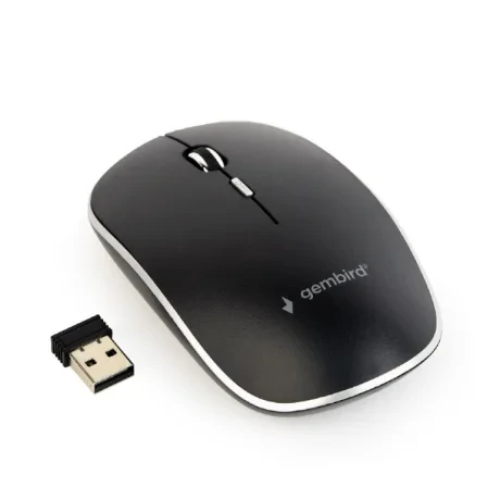 MOUSE GEMBIRD, PC sau NB, wireless, 2.4GHz, optic, 1600 dpi, butoane/scroll 4/1, , negru, &quot;MUSW-4B-01&quot; (include TV 0.18lei)