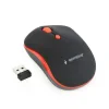 MOUSE GEMBIRD, PC sau NB, wireless, 2.4GHz, optic, 1600 dpi, butoane/scroll 4/1, , negru / rosu, &quot;MUSW-4B-03-R&quot; (include TV 0.18lei)