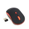 MOUSE GEMBIRD, PC sau NB, wireless, 2.4GHz, optic, 1600 dpi, butoane/scroll 4/1, , negru / rosu, &quot;MUSW-4B-03-R&quot; (include TV 0.18lei)